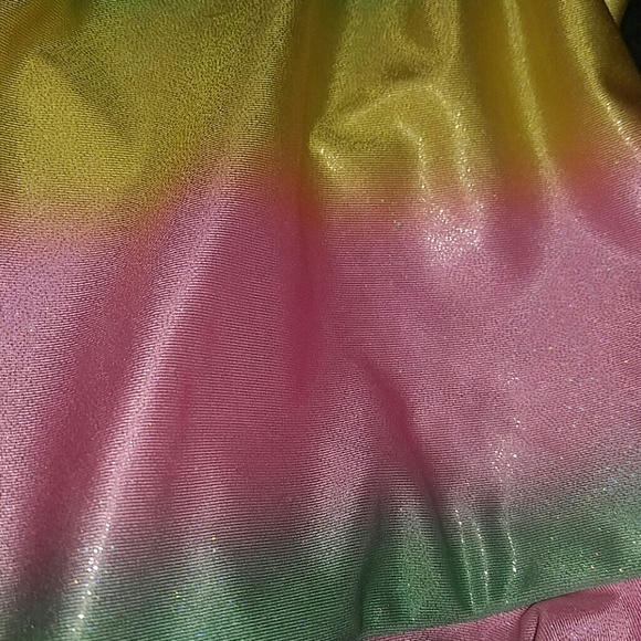 Girl's rainbow shimmer swimsuit - Picture 2 of 3